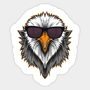 Eagle Mascot Sticker